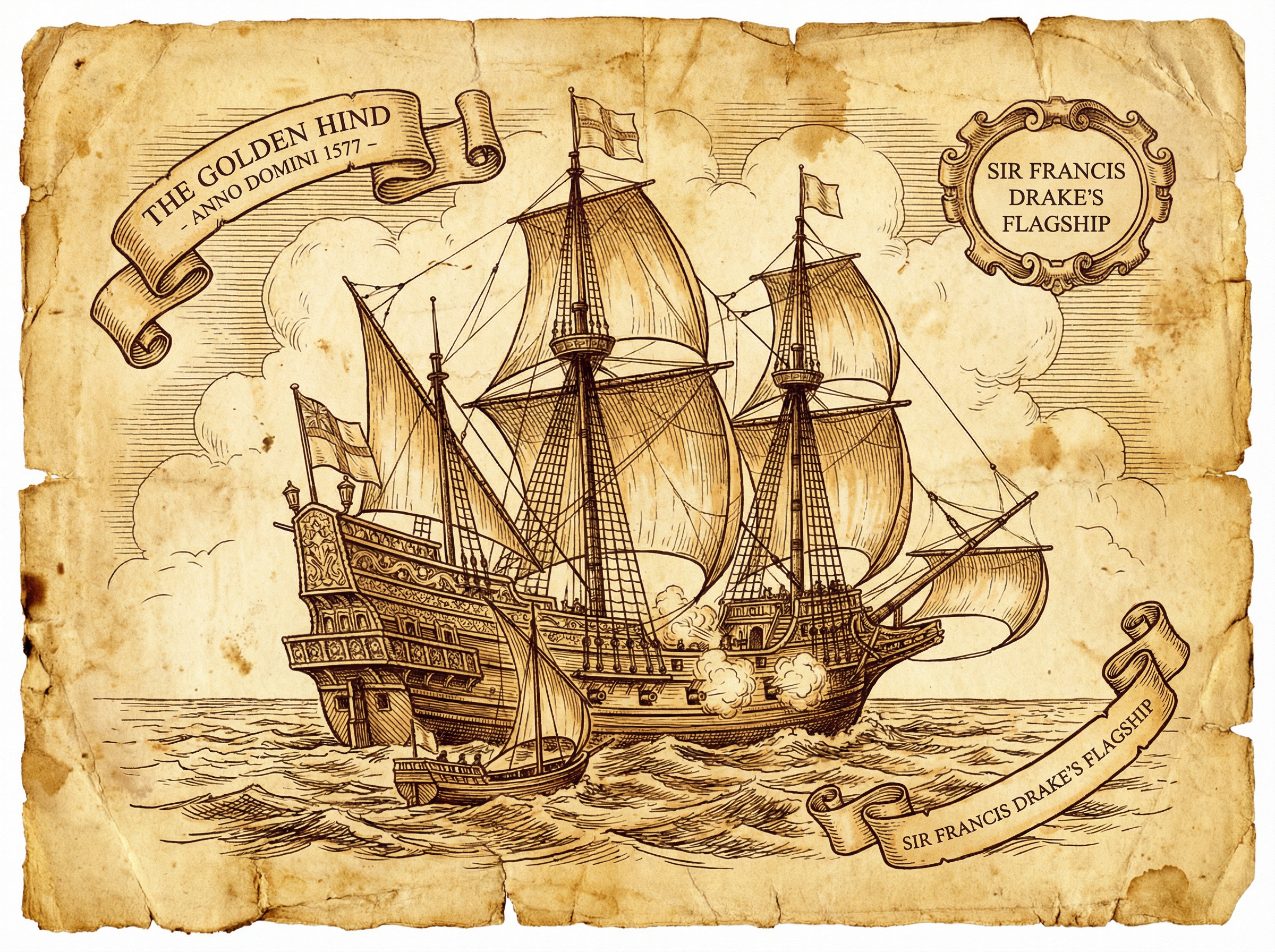 征途国际 - 金鹿号盖伦帆船